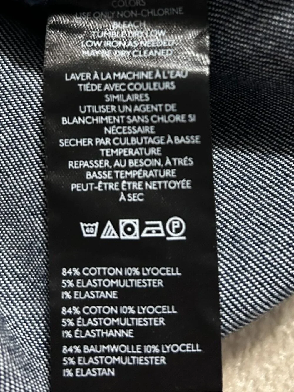 NWT Anthropologie Seamed Pleated Indigo Denim Mini Skirt Women's Size 2 - Picture 13 of 13